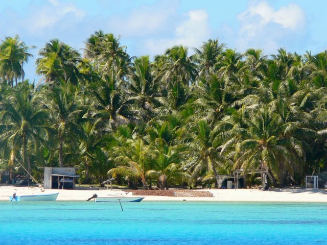 23- Une plage vers le sud du lagon 